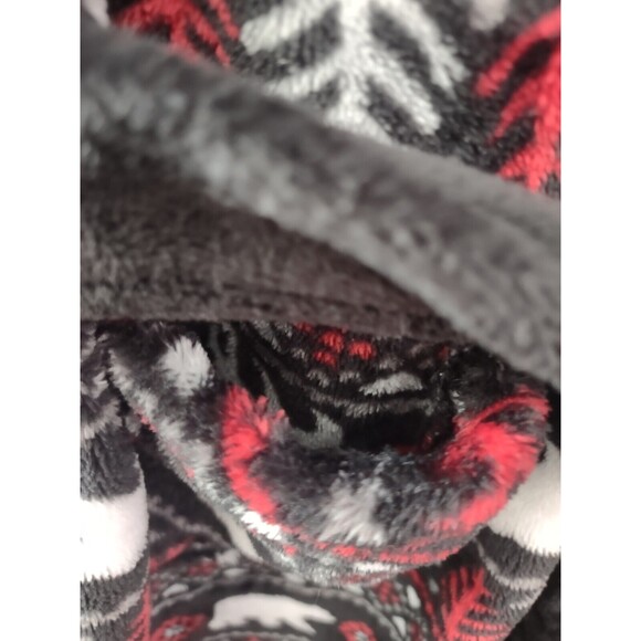 Cuddl Duds Kid's Moose Polar Bear Xmas Hooded Belted Robe Loungewear Size M 8/10 - Picture 4 of 9